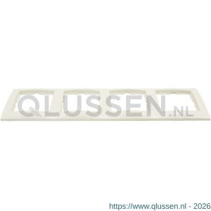 Berker S1 afdekraam inbouw 4-voudig polarwit 66.033.26