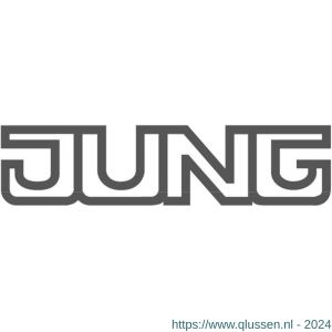 Jung AS500 contactdoos inbouw 2-voudig randaarde polarwit 54.081.50