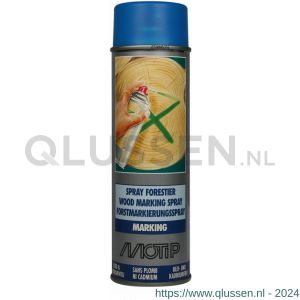 MoTip Wood Marking hout markeringspray blauw 500 ml 120