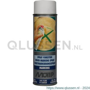 MoTip Wood Marking hout markeringspray wit 500 ml 122