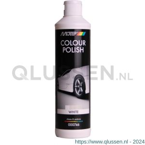 MoTip conditioneringsvloeistof Car Care Colour Polish polijstmiddel White wit 500 ml 746