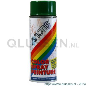 MoTip Colourspray lakspray dekkend hoogglans RAL 6002 bladgroen 400 ml 1636