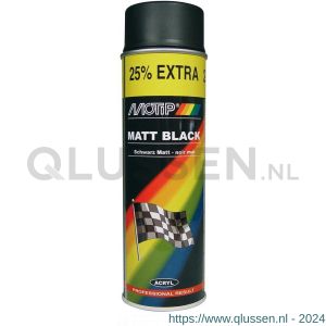 MoTip lakspray Rallye zwart mat 500 ml 4006