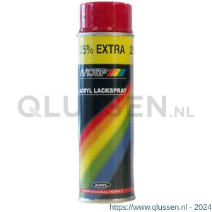 MoTip lakspray Universeel Rallye RAL 3000 rood hoogglans 500 ml 4105