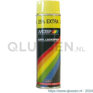 MoTip lakspray Universeel Rallye RAL 1018 geel hoogglans 500 ml 4108