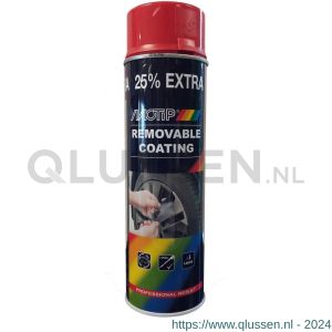 MoTip verwijderbare lak Removable Coating rood hoogglans 500 ml 4309