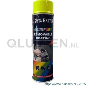 MoTip verwijderbare lak Removable Coating fluoreserend geel500 ml 4310