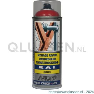 MoTip Industrial lakverf dekkend hoogglans RAL 3011 bruin-rood 400 ml 7171