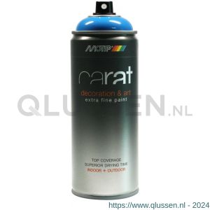 MoTip lakspray Carat hoogglans True Blue blauw 400 ml 8002