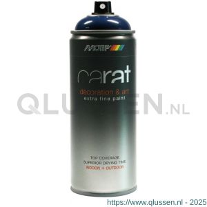 MoTip lakspray Carat hoogglans Sapphire Blue saffierblauw 400 ml 8010