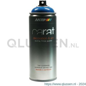 MoTip lakspray Carat hoogglans Traffic Blue verkeersblauw 400 ml 8021