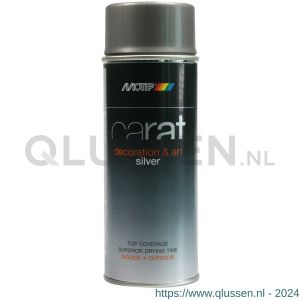 MoTip silverspray Carat Silver zilver hoogglans 400 ml 8036