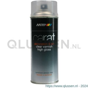 MoTip blanke lak Carat Clear varnish high gloss transparant hoogglans 400 ml 8102