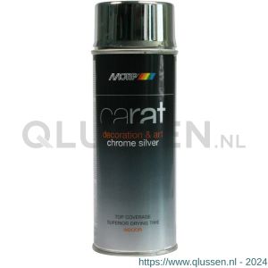 MoTip chroom effectspray Carat Chrome silver chroom zilver 400 ml 8201