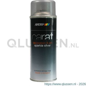 MoTip sparkling glitterspray Carat Sparkle silver 400 ml 8206