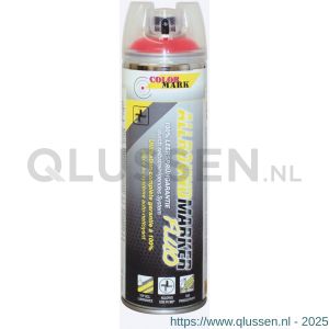 Colormark markeringsverf Spotmarker Allround 360 graden Fluor rood 500 ml 201592