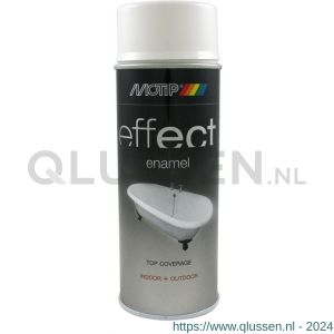 MoTip emaille spray dekkend Deco Effect Ceramic Emaille wit 400 ml 303203