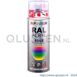 Dupli-Color lakspray RAL 1013 hoogglans parelwit 400 ml 349492