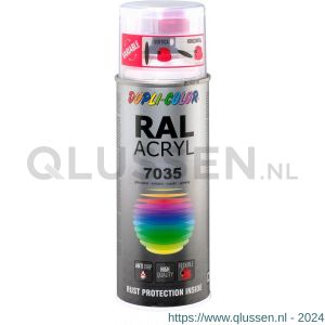 Dupli-Color lakspray RAL 7035 hoogglans lichtgrijs 400 ml 349737