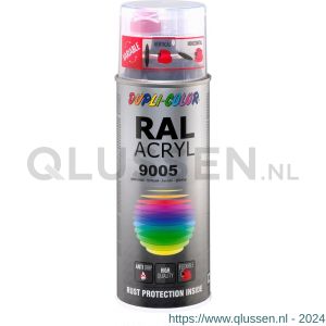 Dupli-Color lakspray RAL 9005 diep zwart 400 ml 349836