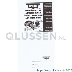 Presto anti-dreunplaten set van 5 608012