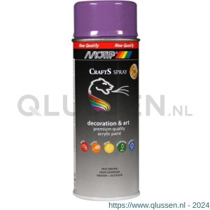 MoTip Crafts lakspray dekkend RAL 4005 paars hoogglans 400 ml 696190