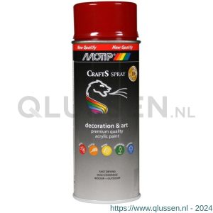 MoTip Crafts lakspray dekkend RAL 3003 rood hoogglans 400 ml 696220