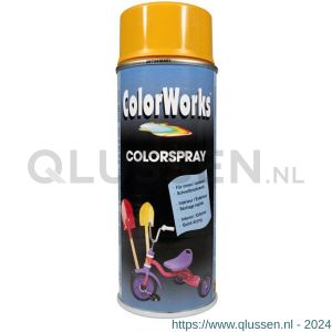 ColorWorks lakverf Yellow green RAL 6018 groen 400 ml 918525