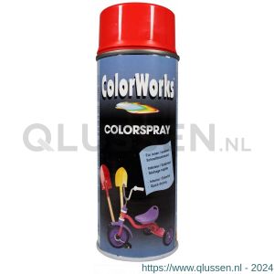 ColorWorks lakverf Colorspray orange red RAL 2002 400 ml 918504