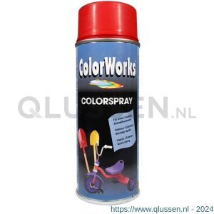 ColorWorks lakverf Colorspray vuurrood 400 ml 918505