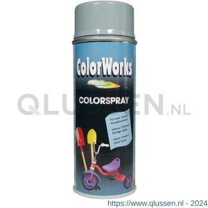 ColorWorks lakverf Colorspray silver grey RAL 7001 400 ml 918513
