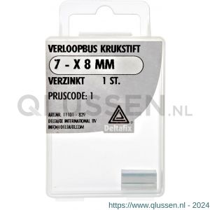 Deltafix verloopbus krukstift verzinkt 7-8 mm 11101