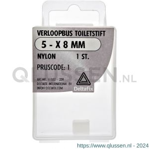 Deltafix verloopbus toiletstift nylon 5-8 mm 11102