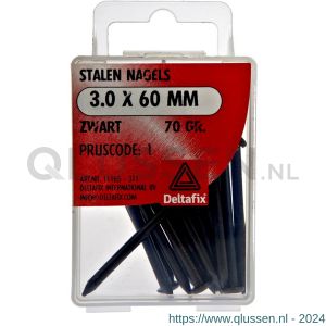 Deltafix stalen nagel Profi geblauwd 3.0x60 mm 70 g 11705