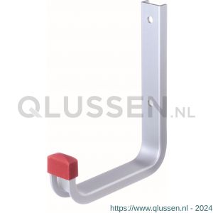 Deltafix wandhaak afgerond aluminium 140x115 mm 25102