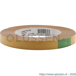 Deltafix plakband zelfklevend tweezijdig dun transparant 50 m x 15 mm 2606