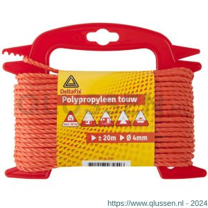 Deltafix touw polypropyleen oranje 10 m x 8 mm 3258