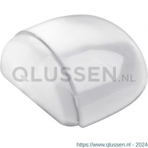 Protect-It deurstopper zelfklevend type Crystal Clear ovaal transparant D 42 x H 22 mm 40916