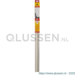 Deltafix dorpelstrip met flap zelfklevend wit kunststof 1.10 m x 41x20 mm 4157