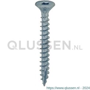 Private-Label spaanplaatschroef platkop Torx met nibs type 17 snijpunt verzinkt 3.0x20 mm doos 200 stuks 52303