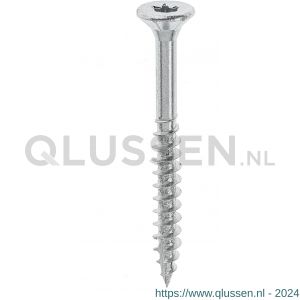 Private-Label spaanplaatschroef platkop Torx met nibs type 17 snijpunt verzinkt 3.0x40/24 mm doos 200 stuks 52307