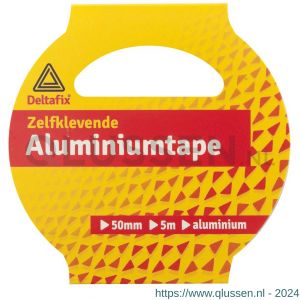 Deltafix aluminiumtape zelfklevend voor reparaties aluminium 5 m x 50 mm 545