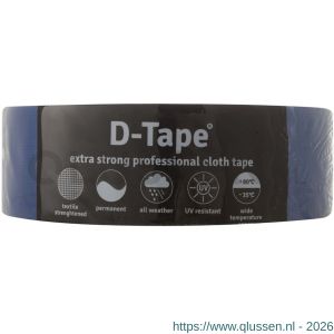 D-Tape ducttape zelfklevend extra kwaliteit permanent blauw 50 m x 50x0.32 mm 5577