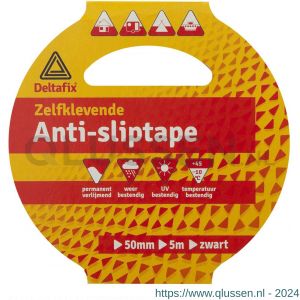 Deltafix anti-sliptape zelfklevend zwart 5 m x 50 mm 570