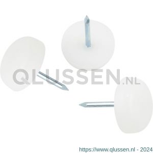 Deltafix nylonglijder met nagel nylon wit 20 mm doos 100 stuks 650