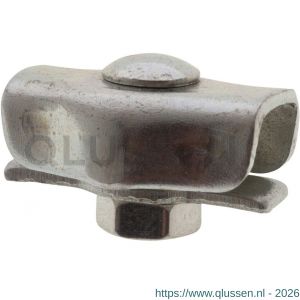 Deltafix staaldraadklem simplex verzinkt 3 mm doos 50 stuks 66338