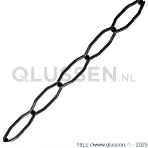 Deltafix sierketting zwart gelakt 20 m 39x3 mm 59092