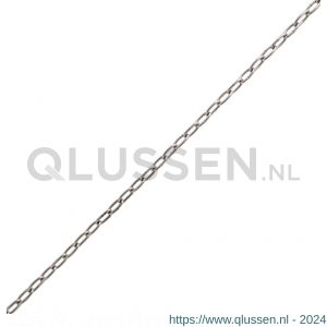 Deltafix klokketting vernikkeld 50 m 6.4x1.1 mm 69174