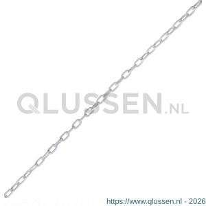 Deltafix klokketting wit 25 m 8x1.6 mm 69178