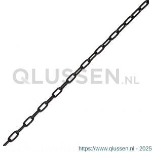 Deltafix klokketting zwart 25 m 8x1.6 mm 69179